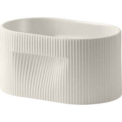 Muuto Ridge plantenbak - off-white - H 13 cm