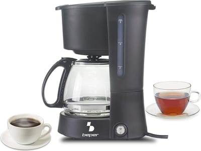 Beper BC.060 - Koffiezetapparaat met Filter - Filter Koffiezetapparaat - Koffiezetapparaat met Filterhouder - Koffiemachine met Filter - 0,6L