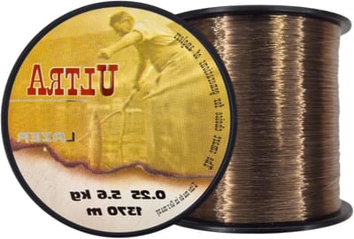 Vislijn Monofilament - Nylon Garen - Vissen Op Karpers - Hoge Slijtvastheid - 1370m 0.25mm - Donker