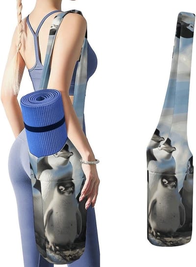 Yoga Mat Tas - Draagtas Yogamat - Sportspullen Dragen - Grote Zijzak - 36"x15.7" - Stijl