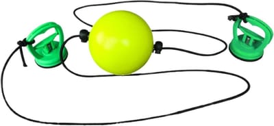 Boxbal voor reflextraining: draagbaar rebound gereedschap, slagkussen met vacuümbasis, precisieconstructor gemaakt van elastische kabel | gevechtsuitrusting