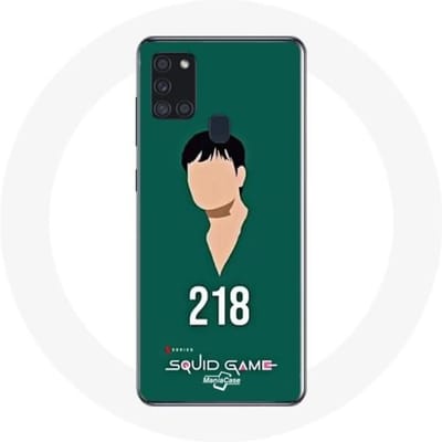 Coque Samsung Galaxy A21S Squid Game Cho Sang woo numéro 218