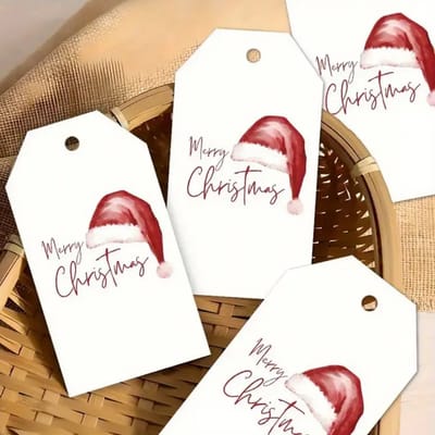 Kerst labels 25 stuks - kerst - cadeautjes - gezellig - cadeau