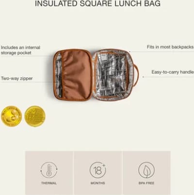 Citron Geïsoleerde Lunchtas - 450ml - 26x10x20cm - Ballerina