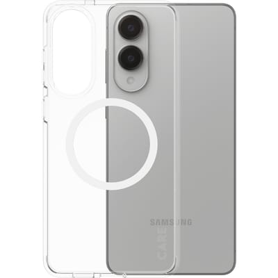 CARE by PanzerGlass Flagship Case Transparent Urban Combat w. White Qi Compatible Samsung S25 Edge