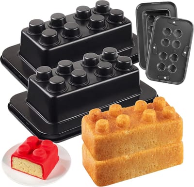 Taartvorm Set - Bakvormen Paar - 3D Taarten Maken - Antikleef Eigenschap - Negen Inch