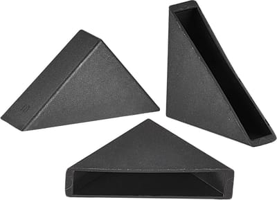 Hoekbeschermer Driehoek 35x10mm voor Keramiek, Glas en Metalen Vellen - Zwart, Set van 20 Stuks voor Maximale Bescherming