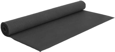 Zwart luidsprekertextiel - 150 cm x 10 m - speakerstof voor woofer en geluidsinstallaties [39514B]
