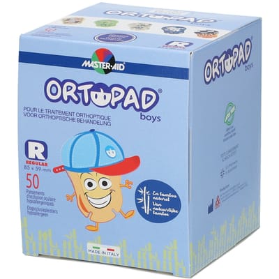 Ortopad Boys Regular Oogpleister 5+ Jaar 50 Pleister