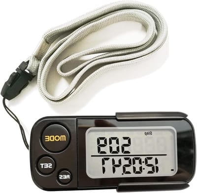 3D Stappenteller - Activiteit Tracker - Gezondheid Bijhouden - 3-assige Sensor - 30 Dagen Logboek - Zwart