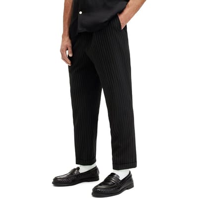 AllSaints Dicetallis Trouser Black Maat: W28 | Tailored Broeken Outlet | Heren | Zwart