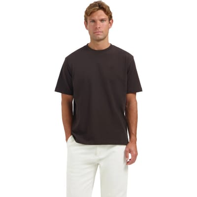 Dstrezzed Ds_collin Ss Tee Polo's & T-shirts Heren - Polo shirt - Bruin - Maat L