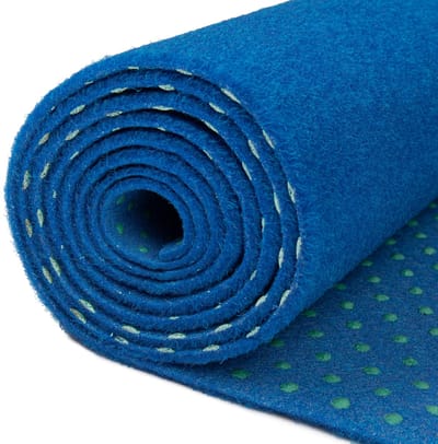 Tapiso Magic Forest Kunstgras Blauw Balkon Tuin Terras Grastapijt Maat- 100x750