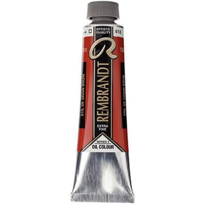 Rembrandt Olieverf Tube 40 ml Stil De Grain Bruin 418