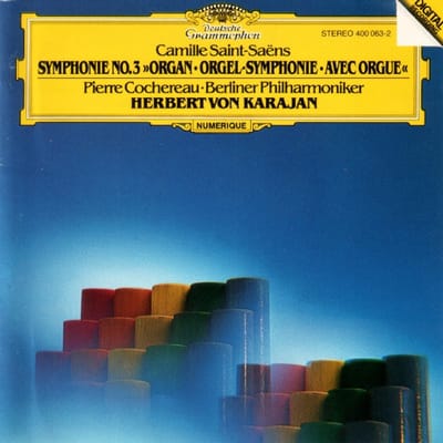 1-CD Saint-Saens - Symphony No. 3 (organ symphony) (1982) - Pierre Cochereau / Berliner Philharmoniker / Herbert von Karajan