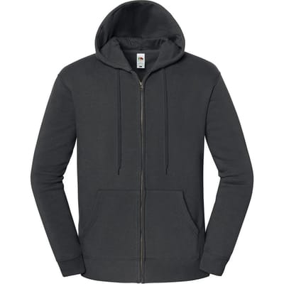 Fruit of the Loom Unisex Volwassen Iconic Premium Volledige Rits Hoodie (Licht Grafiet)