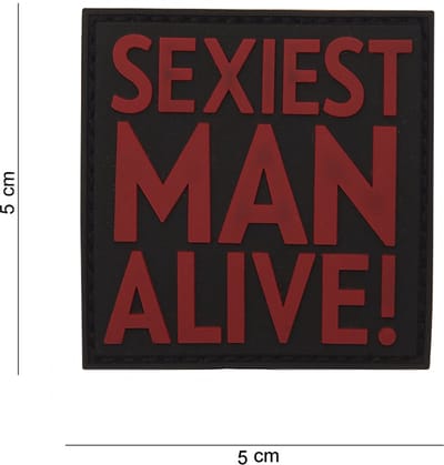 101 Inc Embleem 3D Pvc Sexiest Man Alive