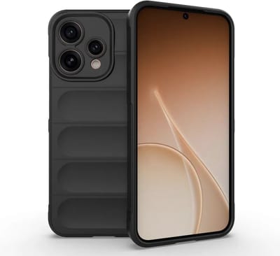 MobyDefend Hoesje - Geschikt voor Oppo Reno15 - TPU Gripcase - Zwart