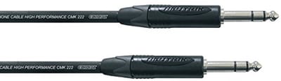 Cordial CPM 10 VV-MS Jackkabel stereo 10 m - Stereo patch kabel