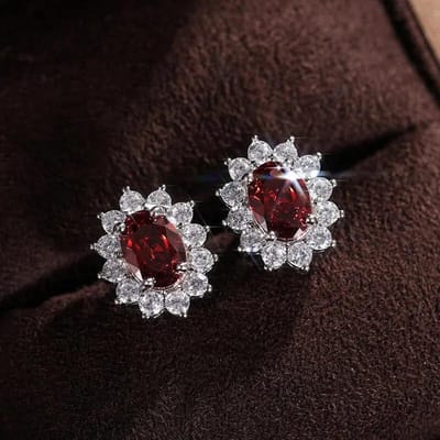 Trendy Geometrische Zirkonia Koperen Oorknopjes Voor Vrouwen Metaal Kristal Oorbel Feest Bruiloft Dagelijkse Sieraden black
