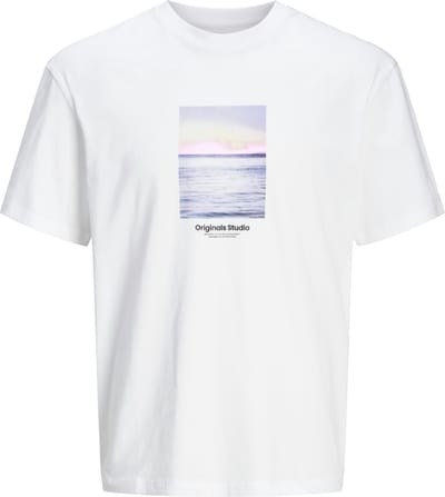 JACK&JONES - JWHVESTERBRO PICTURE TEE SS CREW NECK SN - Heren - T-shirts