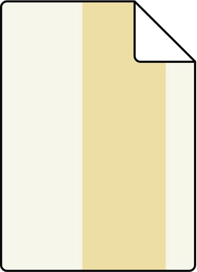 Proefstaal ESTAhome behang strepen pastel geel - 26.5 x 21 cm - 132150-S