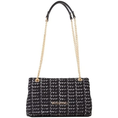 VALENTINO schoudertas Tweed Flap Bag Nero / Multicolor zwart