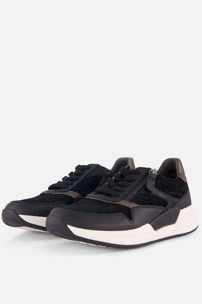 Gabor Gabor Rollingsoft Sneakers zwart Suede