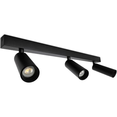 KS Verlichting opbouwspot - Vigo 3 plafondlamp - Zwart - GU10 - Aluminium