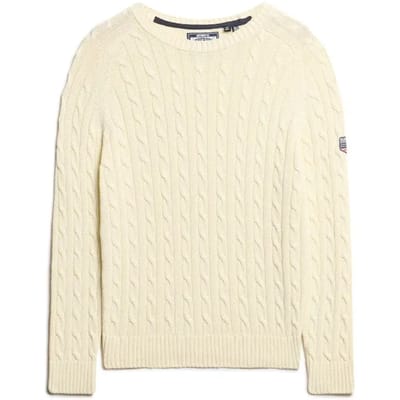 Superdry - Slouchy Kabeltrui - Dames - Sweaters