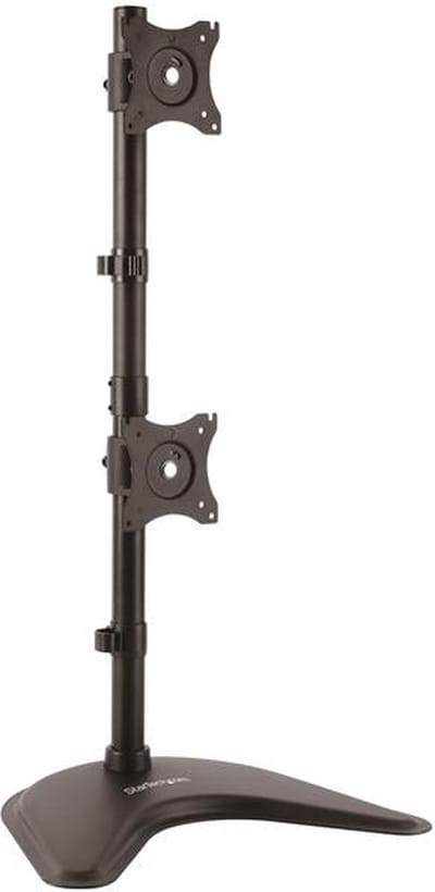 StarTech.com Verticaal Dual Monitorstandaard - Staal - For Monitors up Aan 27in