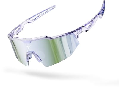 Breaking Limits Polariserende Sport Zonnebril - Fietsbril & Hardloopbril - UV400 Bescherming - Ultralicht - Roze