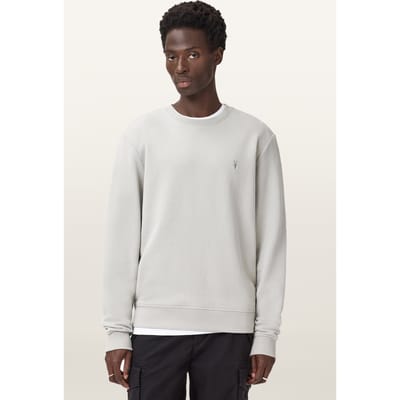 AllSaints Raven Crew Carbon Grey Taglia: S | Maglioni a maglia Outlet | Uomo | Grigio