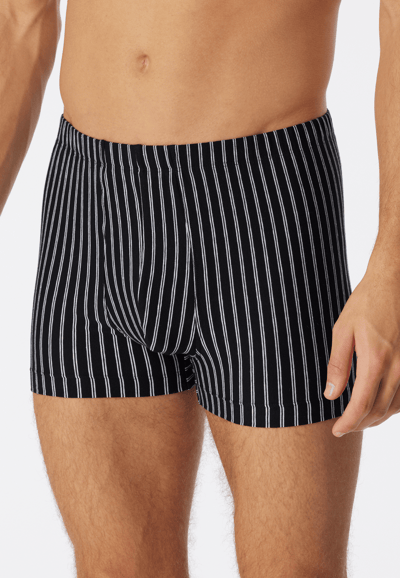 SCHIESSER 95/5 boxer (1-pack) - heren short biologisch katoen gestreept meerkleurig