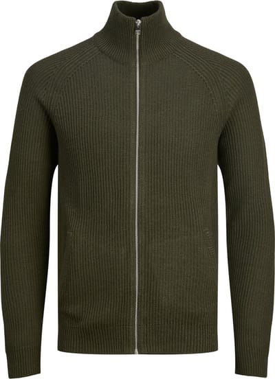 JACK&JONES PLUS JJPANNEL KNIT ZIP CARDIGAN PS PRE Heren Trui - Maat EU2XL US1L
