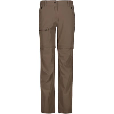 Stretch Wandelbroek met Rits en Cargo Pockets Dames CMP