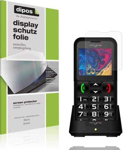 dipos – 4x Matte Beschermfolie geschikt voor Myria Senior | Krasbestendige & antireflecterende Screenprotector Ultra-Thin