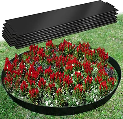 Gazonrand 10 m x 18 cm verzinkt metaal bed omranding - perfect voor tuin en maaikant