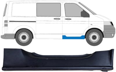 Reparatiepaneel voorste dorpel voor Volkswagen Transporter T5 2003-2015 / Rechts