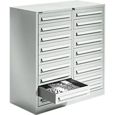 Schäfer Shop Select ladekast SF 180, 18 laden, lichtgrijs RAL 7035 lichtgrijs RAL 7035