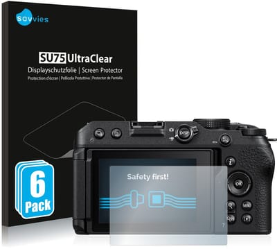 Savvies - Screenprotector voor Nikon Z 30 - Folie Beschermfolie transparant 6 Stuks