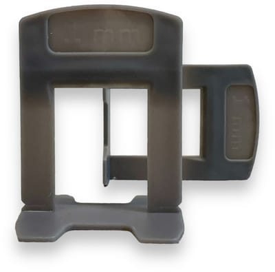 Maxi levelling clips 1 mm voor tegels 15–25 mm – 400 stuks