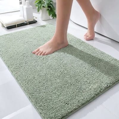 Casilin Badmat Antislip 60x90cm Havana - Waterabsorberende Badkamermat - Wasbaar en Sneldrogend - Voor Douche en Bad - 100% Katoen - Olijf Groen, Groen