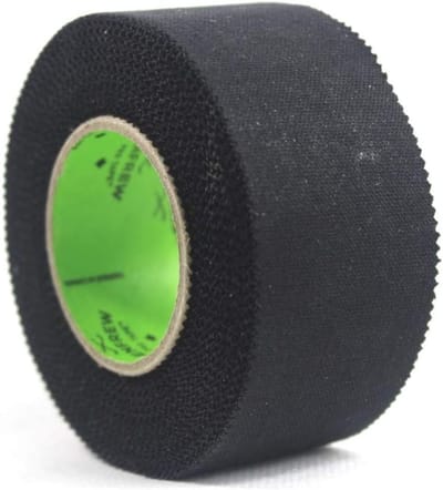 Kwalitatieve Hockey Tape Wit/Zwart Wiel Kanten Ijshockey Tape 36mm x 13m - Goede Grip en Vochtbestendig