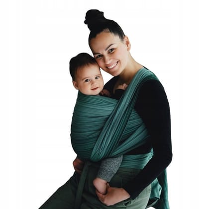 Little Frog Malachit Draagdoek 4,6m - Zacht Katoen, Sjaal voor Baby's