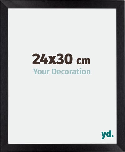 Your Decoration - Fotolijst 24x30 cm - MDF - Zwart Mat - Mura