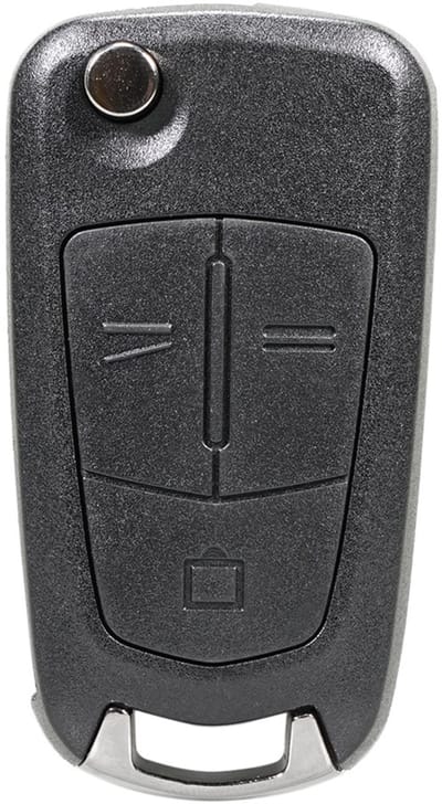 TLVX Sterke Autosleutel Behuizing Geschikt voor Opel Corsa / Astra / Vectra / Zafira / Mokka / Signum / Sleutelbaard HU43 / Ter vervanging van Originele Sleutel behuizing / Afstandsbediening Auto / 3 knops / 3 knoppen / 1 stuks