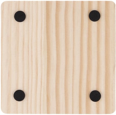 Dailygoods- Onderzetters 30 Stuks - Houten Onderzetters - 10 x 10 cm - Onderzetters voor Glazen - Onderzetters voor Pannen - Premium Materiaal - Coaster