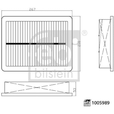 Luchtfilter FEBI BILSTEIN 1005989