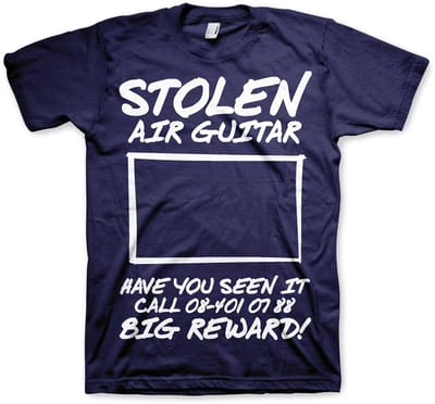 Hybris Stolen Air Guitar T-shirt SH-1-15318-H9-15